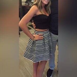 Express Matching Set Tube Top & Skirt Small Party Date Night Girls Night Outfit